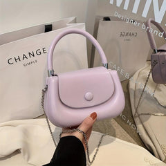 Flap Saddle Crossbody Bag Top Handle Shoulder Bag