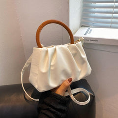 Women's Ruched Mini Crossbody Bag