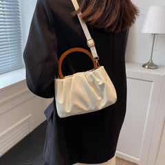 Women's Ruched Mini Crossbody Bag