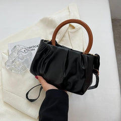Women's Ruched Mini Crossbody Bag