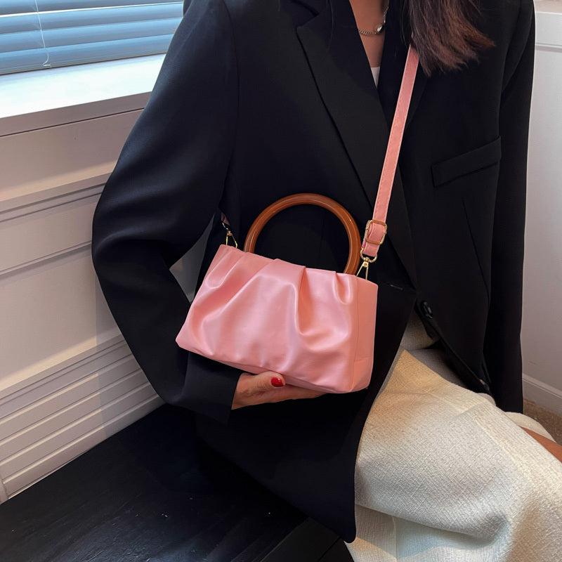 Women's Ruched Mini Crossbody Bag