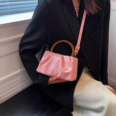 Women's Ruched Mini Crossbody Bag