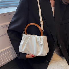 Women's Ruched Mini Crossbody Bag