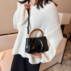 Women's Ruched Mini Crossbody Bag