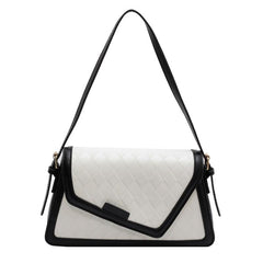 Argyle Pattern Shoulder Bag Flap Purse Women's Stylish Underarm Bag