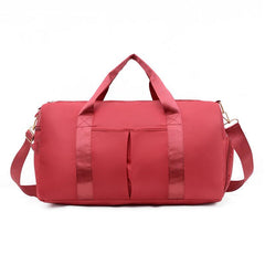 Large Zipper Duffel Bag Sports Gym Bag with Shoe Compartment