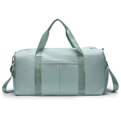 Large Zipper Duffel Bag Sports Gym Bag with Shoe Compartment