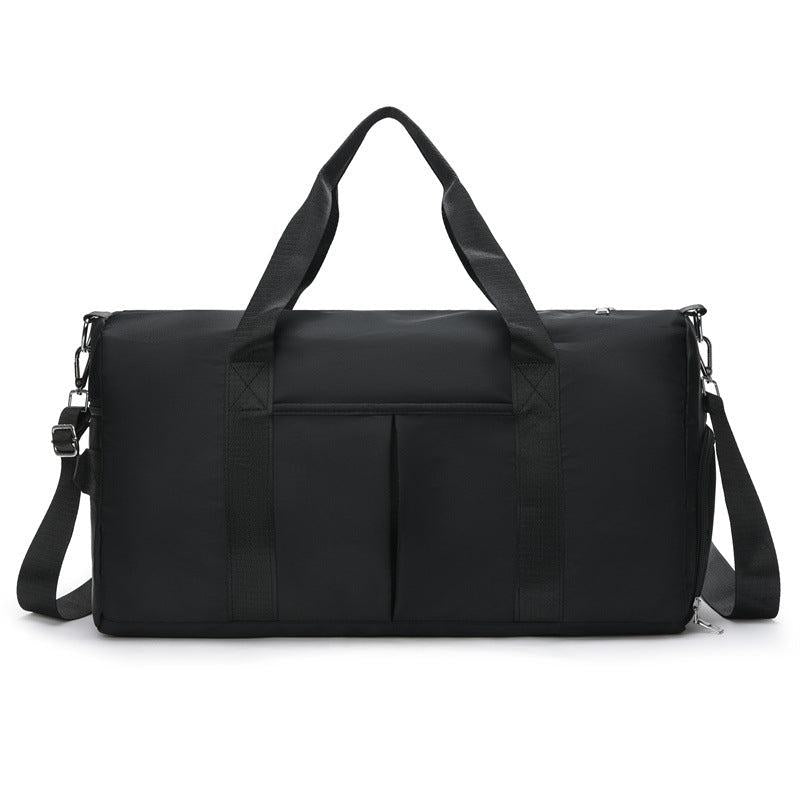 Large Zipper Duffel Bag Sports Gym Bag with Shoe Compartment