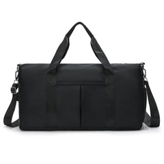 Large Zipper Duffel Bag Sports Gym Bag with Shoe Compartment