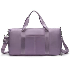 Large Zipper Duffel Bag Sports Gym Bag with Shoe Compartment