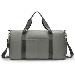 Large Zipper Duffel Bag Sports Gym Bag with Shoe Compartment