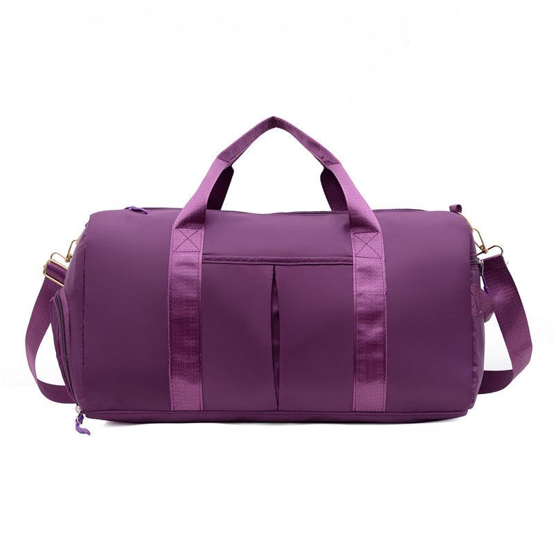 Large Zipper Duffel Bag Sports Gym Bag with Shoe Compartment