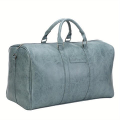 Men's Leather Duffle Bag Gym Sport Travel Weekend Tote Carry On Bag