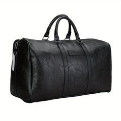 Men's Leather Duffle Bag Gym Sport Travel Weekend Tote Carry On Bag