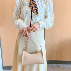 Solid Underarm Bag For Women - Shoulder Tote Bag