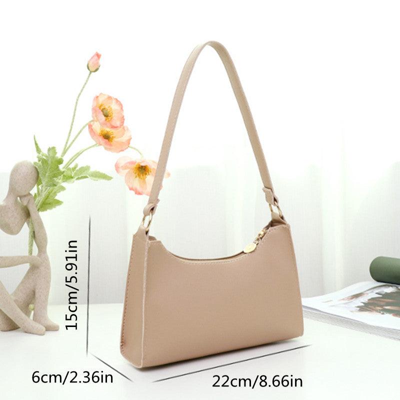 Solid Underarm Bag For Women - Shoulder Tote Bag