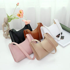 Solid Underarm Bag For Women - Shoulder Tote Bag