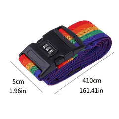 Adjustable Travel Luggage Strap with Password 18-34 Inch