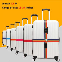 Adjustable Travel Luggage Strap with Password 18-34 Inch