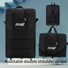 Large Capacity Travel Luggage Bag Versatile Storage Duffle Bag With Wheels