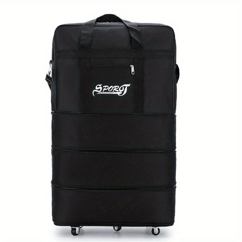 Large Capacity Travel Luggage Bag Versatile Storage Duffle Bag With Wheels