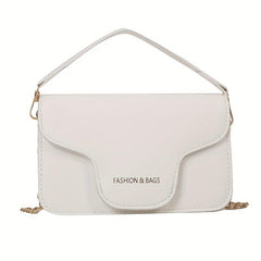 Graphic Mini Chain Crossbody Bag with Top Handle