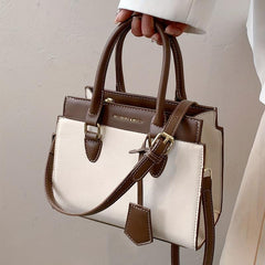 Top Handle Satchel Crossbody Bag PU Leather Handbag Purse