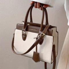 Top Handle Satchel Crossbody Bag PU Leather Handbag Purse