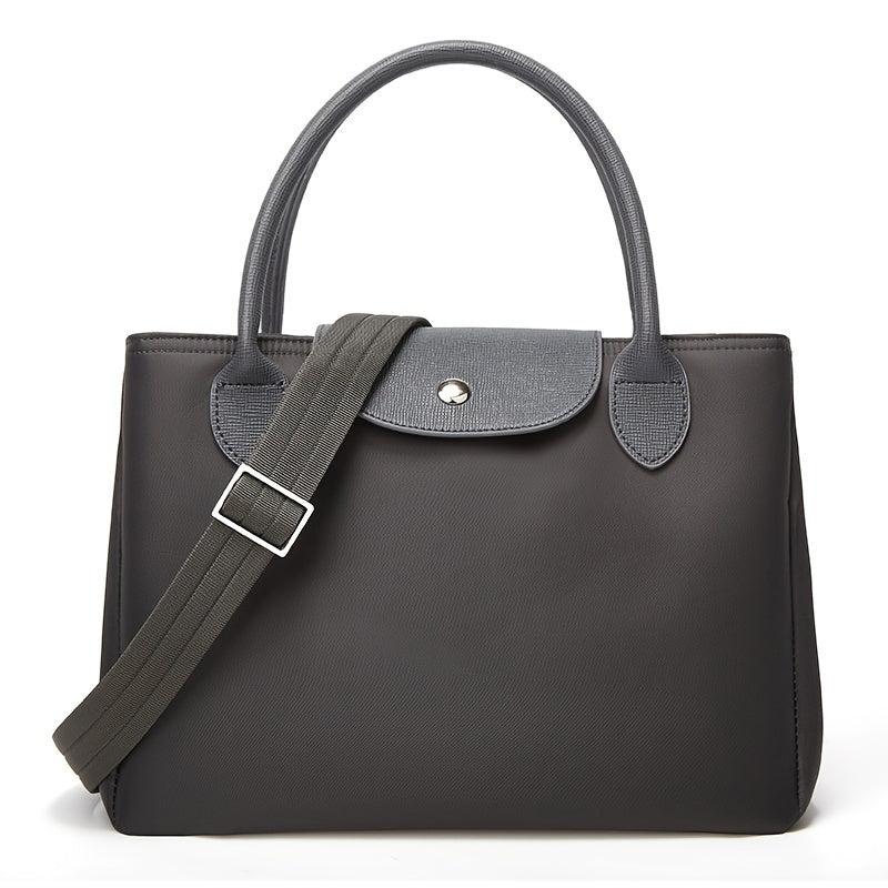 Classic Solid Satchel Bag Women's Handbag For Work Casual Crossbody