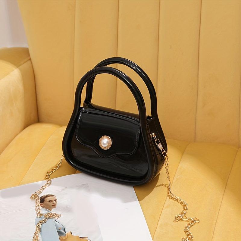 Minimalist Soldi Satchel Bag All Match Shoulder Chain Bag Small Handbag