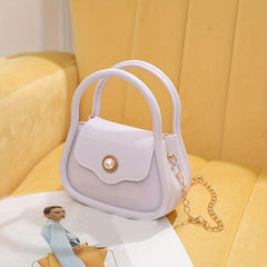 Minimalist Soldi Satchel Bag All Match Shoulder Chain Bag Small Handbag