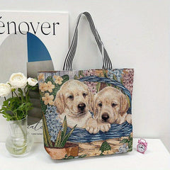 Vintage Pattern Shoulder Bag All Match Handbag Versatile Storage Bag