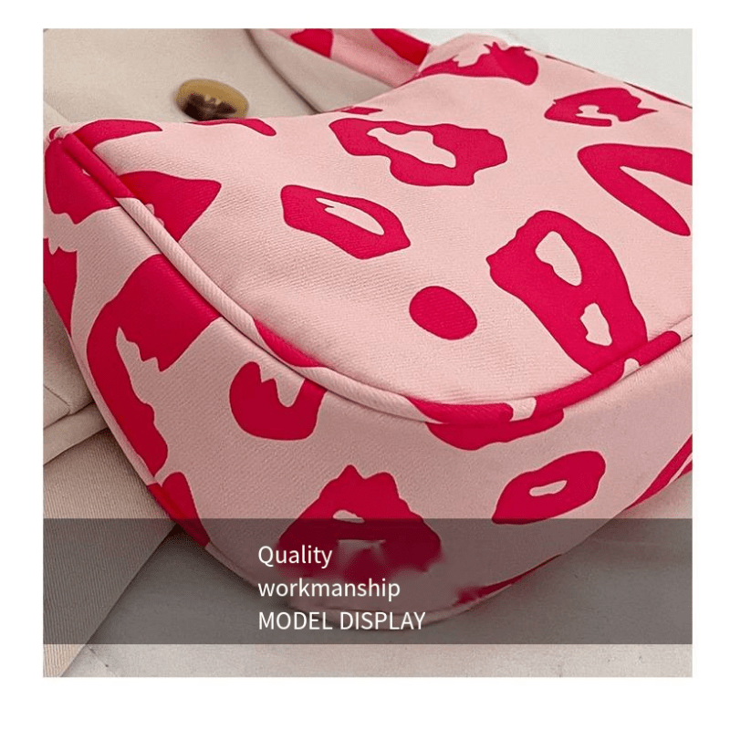 Leopard Pattern Underarm Bag Shoulder Bag Women