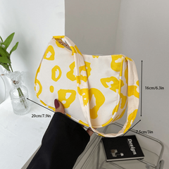 Leopard Pattern Underarm Bag Shoulder Bag Women