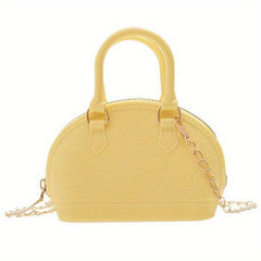 Mini Satchel Metal Chain Crossbody Bag Lipstick Bag Purse