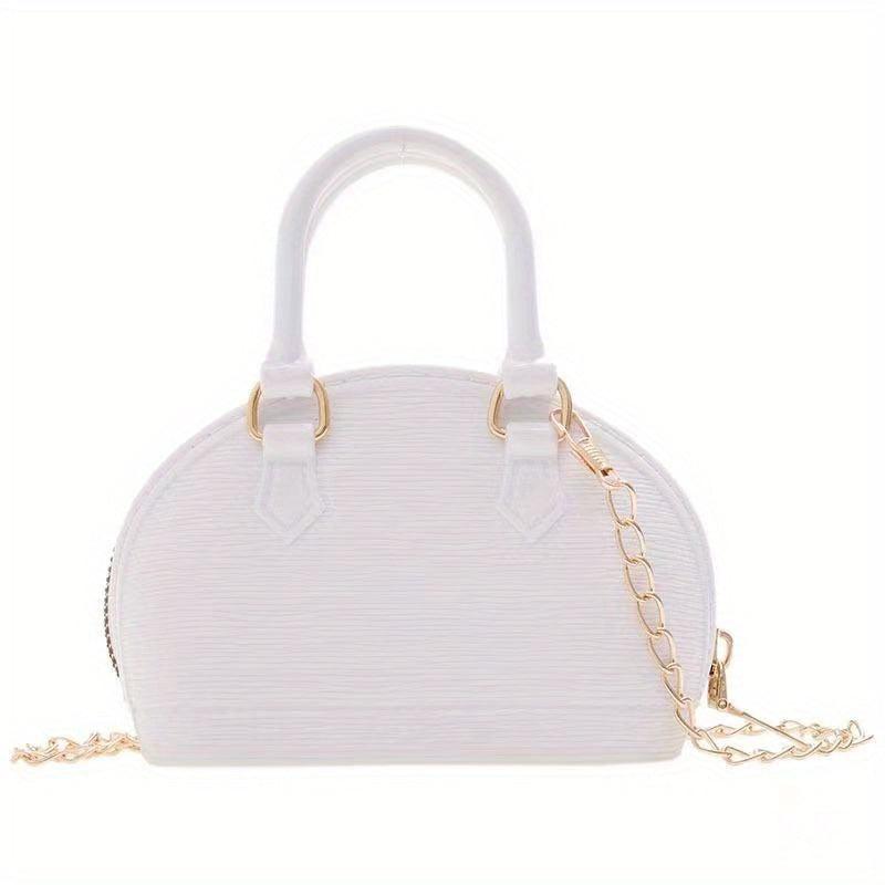 Mini Satchel Metal Chain Crossbody Bag Lipstick Bag Purse