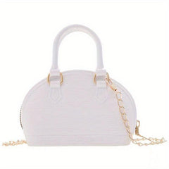 Mini Satchel Metal Chain Crossbody Bag Lipstick Bag Purse
