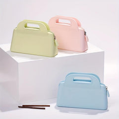 Waterproof Silicone Cosmetic Handbag Makeup Storage Organizer
