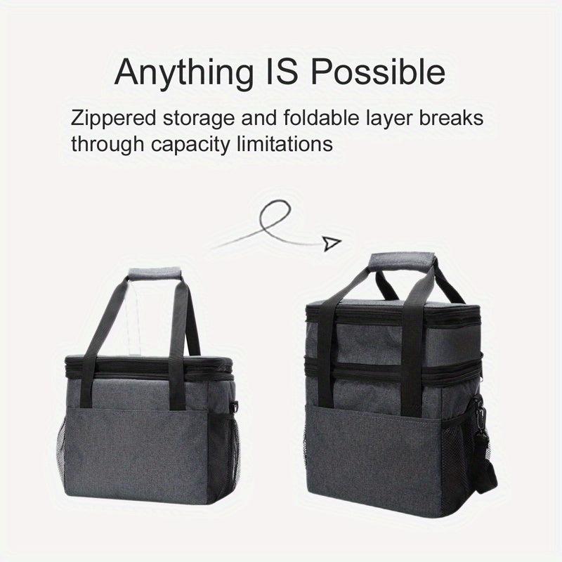 10L 15L Double Deck Lunch Box Leakproof Insulated & Cooler Bag