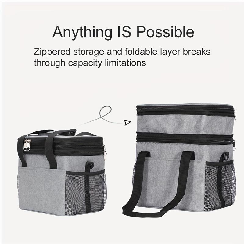 10L 15L Double Deck Lunch Box Leakproof Insulated & Cooler Bag