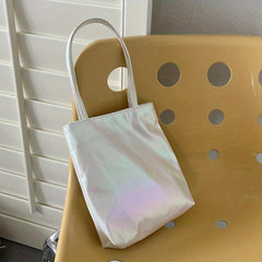 Laser Crossbody Bag Nylon Textured Handbag Women's Versatile Shoulder Bag