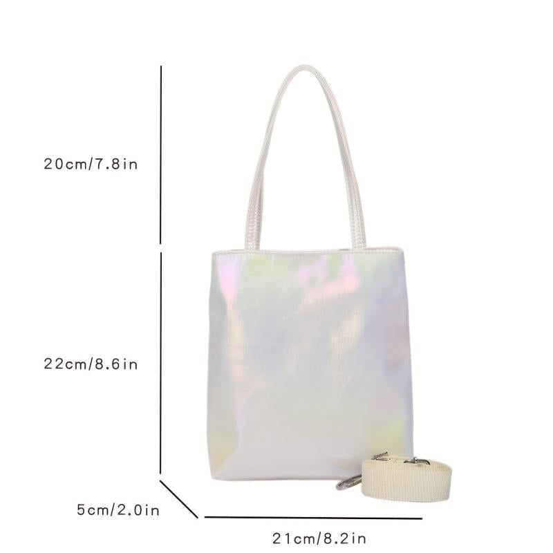Laser Crossbody Bag Nylon Textured Handbag Women's Versatile Shoulder Bag
