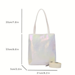 Laser Crossbody Bag Nylon Textured Handbag Women's Versatile Shoulder Bag