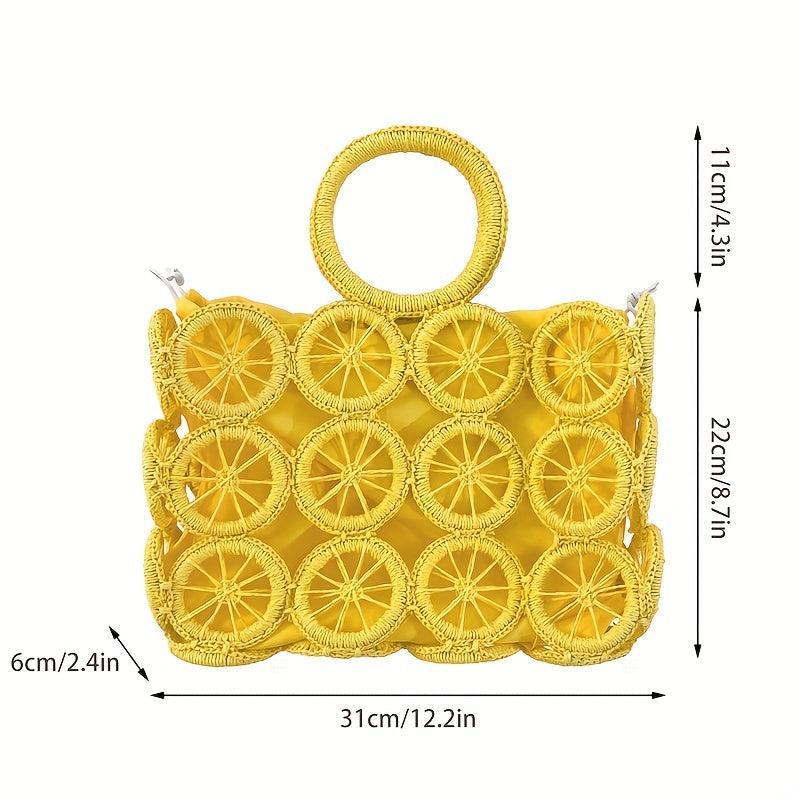 Mesh Tote Bag Large Capacity Beach Handbag