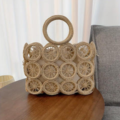 Mesh Tote Bag Large Capacity Beach Handbag