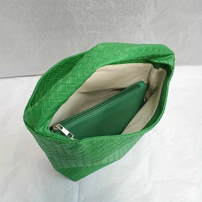 Large Capacity Woven Handbag Tote Hobo Bag for Women