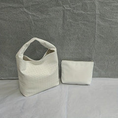 Large Capacity Woven Handbag Tote Hobo Bag for Women