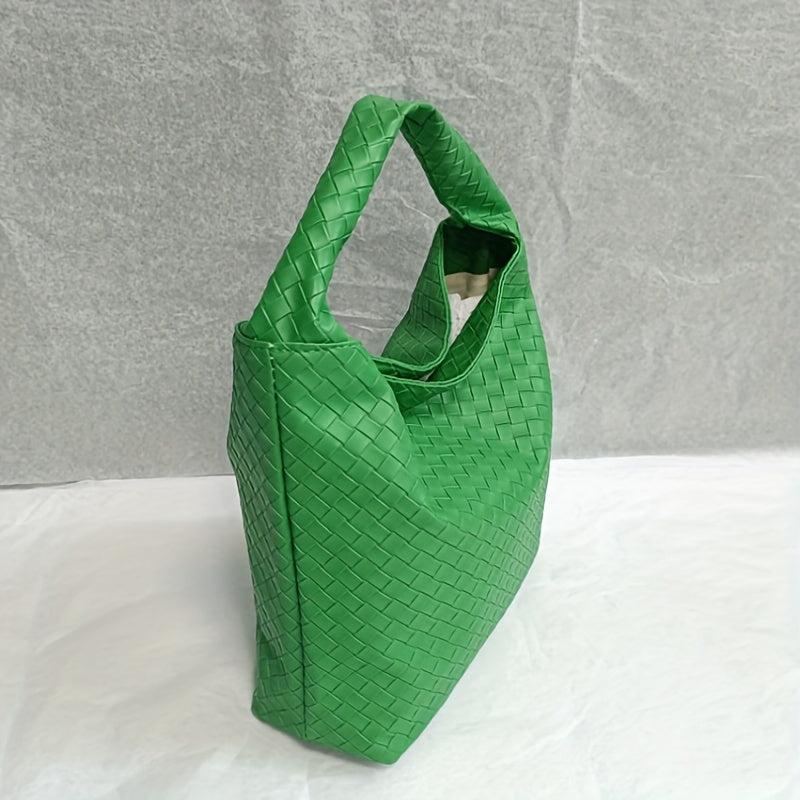 Large Capacity Woven Handbag Tote Hobo Bag for Women
