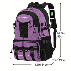 Large Capacity Outdoor Backpack Dacron Lightweight Mountaineering Backpack
