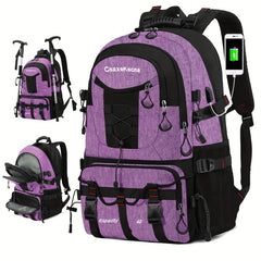 Large Capacity Outdoor Backpack Dacron Lightweight Mountaineering Backpack